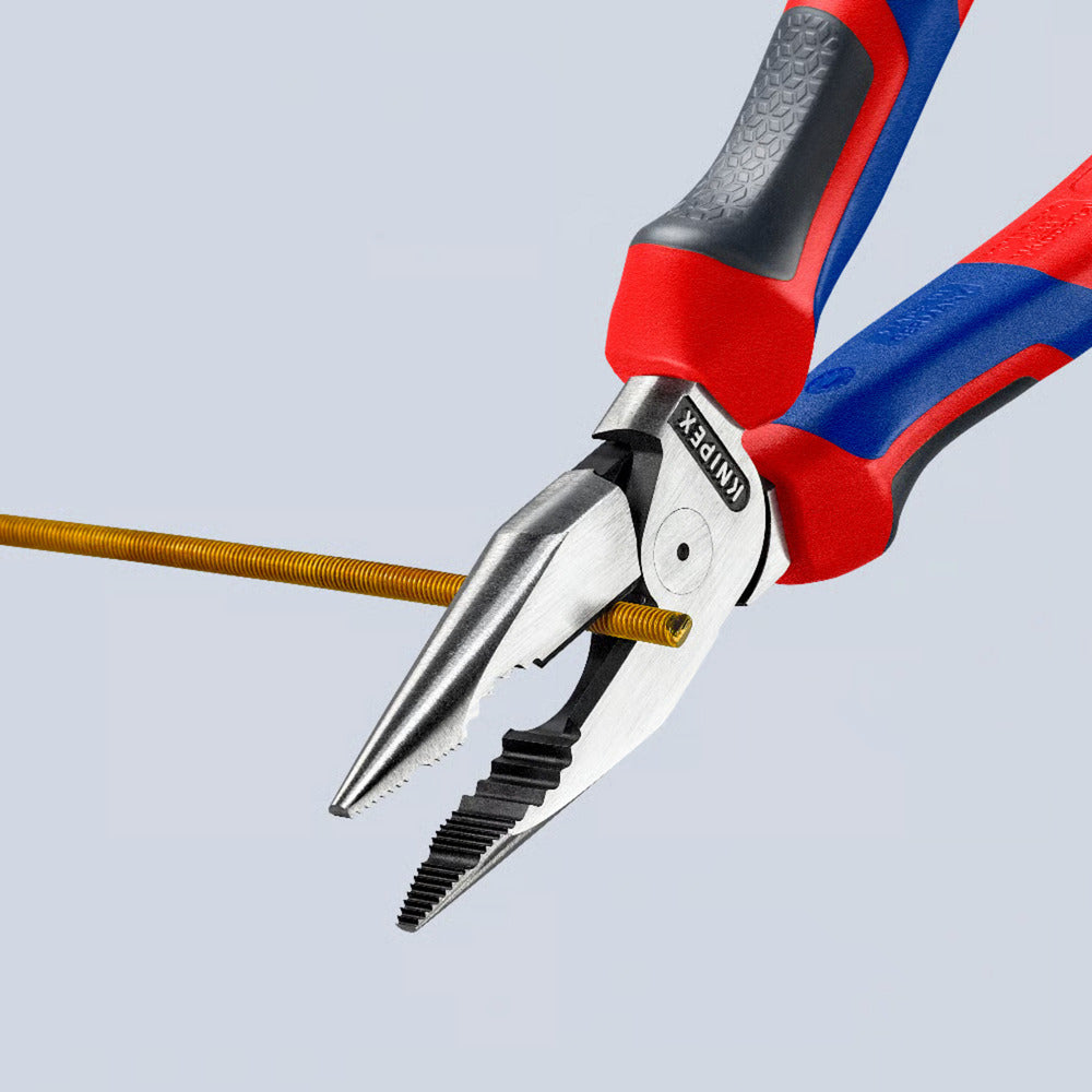Knipex špicaté kombinované kliešte kombinované kliešte (červeno modré)