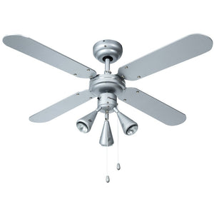 Bestron DLHB42S Deckenventilator mit Beleuchtung