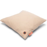 Cozy una knitted 45 x 45 cm wireless heated cushion (light beige, 5000 mAh power bank)
