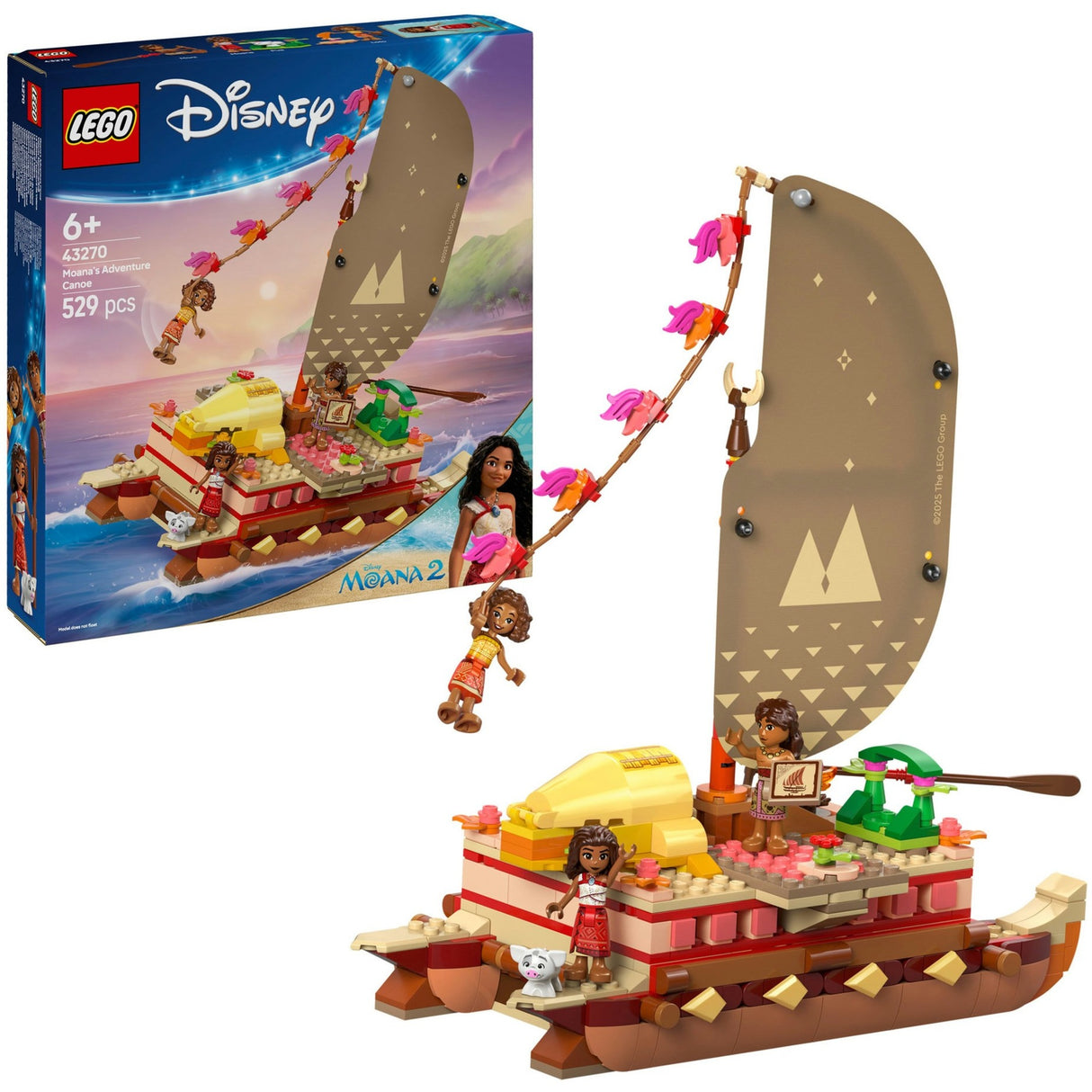 Lego disney prinsesse 43270 vaianas eventyrkano