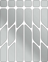 Rie:sel design reflective sticker set 'reflex' silver