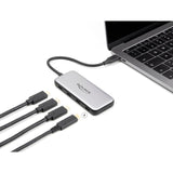 DeLOCK USB 10 Gbps USB Type-C Hub + 4 x USB Cineál-C baineann