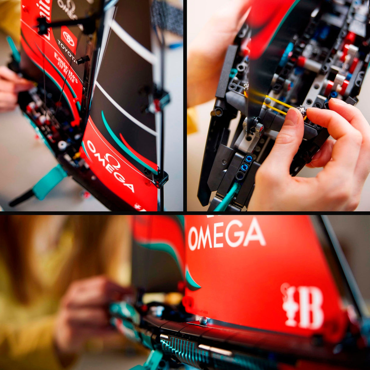 Lego technic 42174 emirates team nueva zelanda yate ac75