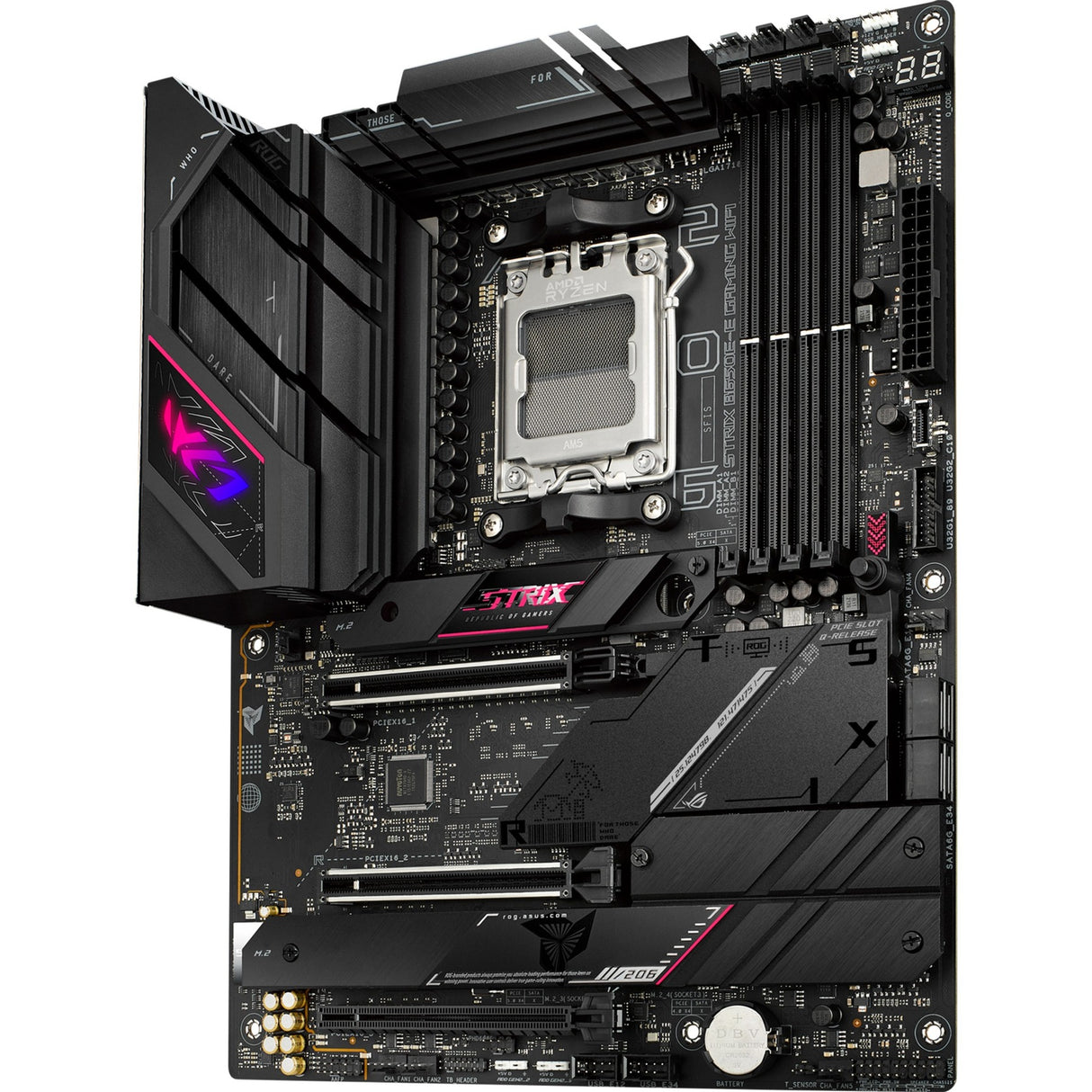 Asus ROG Strix B650E-E Gaming WiFi Socket AM5 Motherboard (Black, RAID, 2.5 Gb-LAN, Wi-Fi 6E, BT, Sound, ATX)