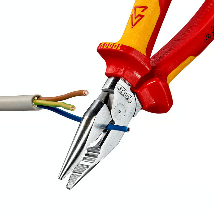 Knipex spetsad kombinationstång kombinationstång (röd gul)