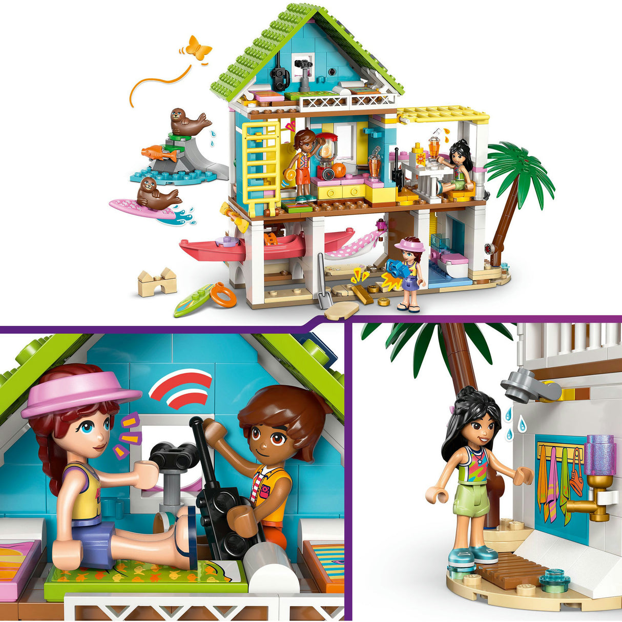 Plážový domek Lego friends 42699 s tuleni