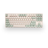 Ducky One 3 Matcha TKL, keyboard (cream green, US layout, Cherry MX Blue, PBT Double Shot, hot swap)
