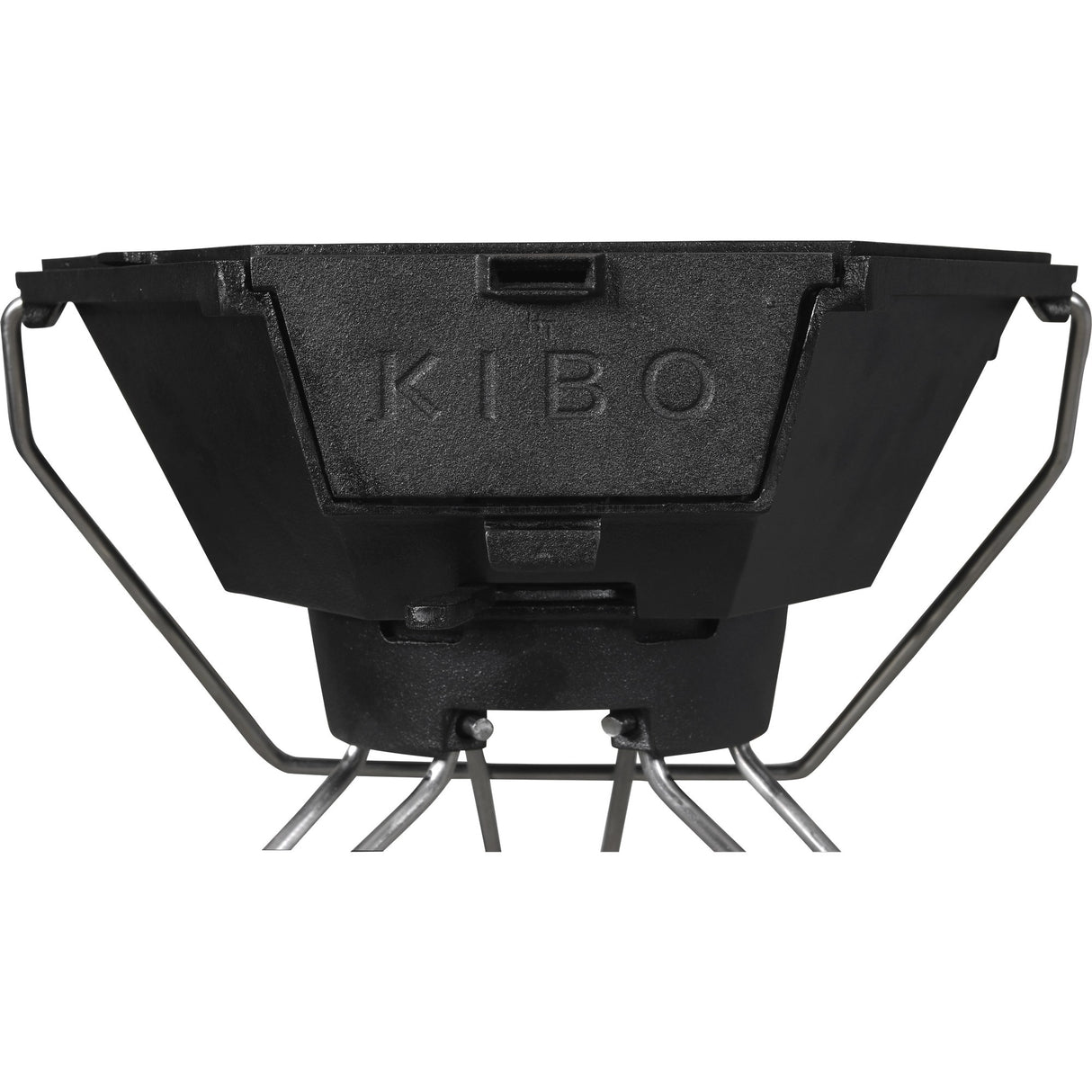 Samhail Grill Kibo an Mhuilinn Ghaoithe 3.0 Barbecue Gualach (Dubh)