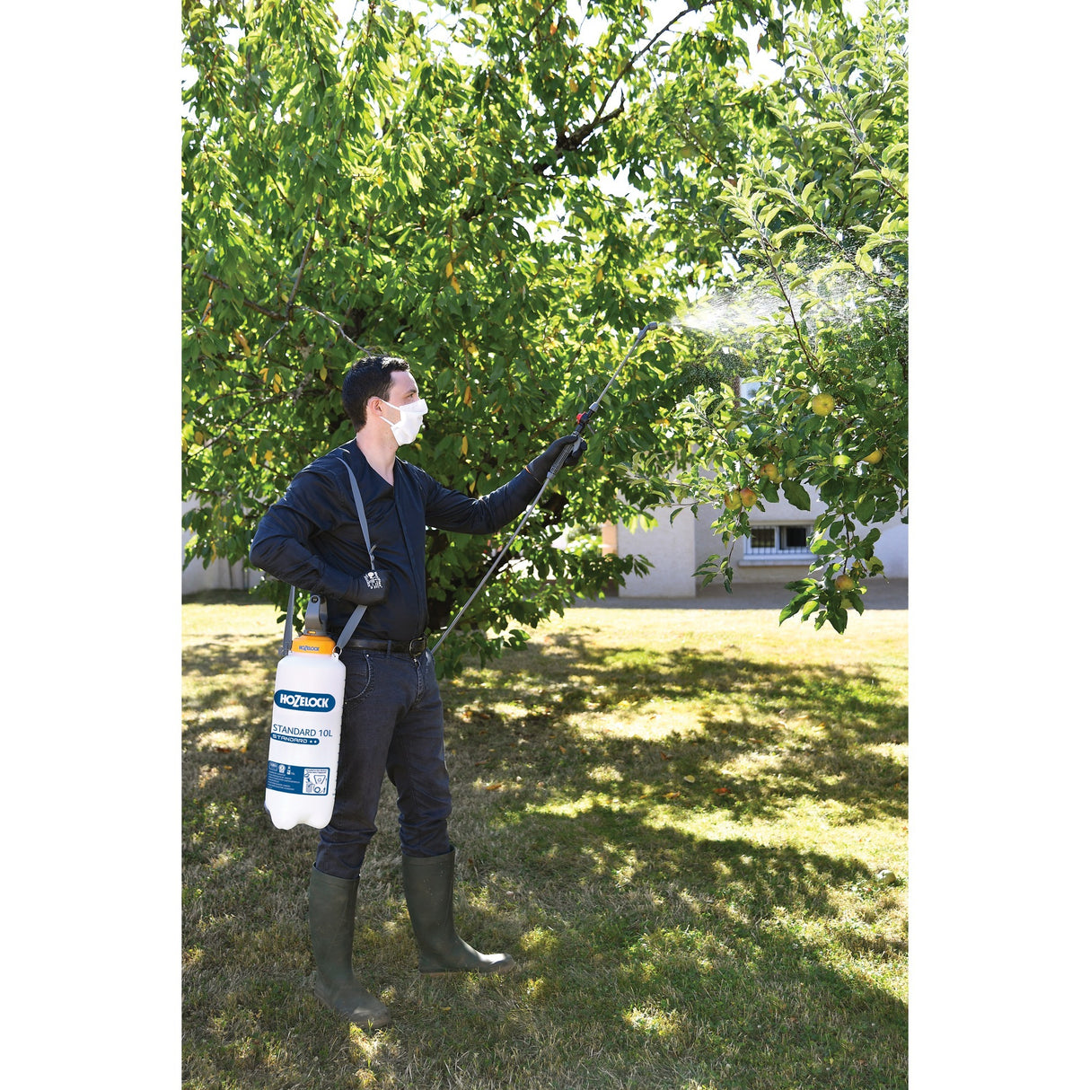 Hozelock standard 10 liter pressure sprayer (white yellow)