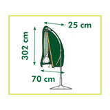 Naturgartenmöbelabdeckung für Stehen Parasol (groß)