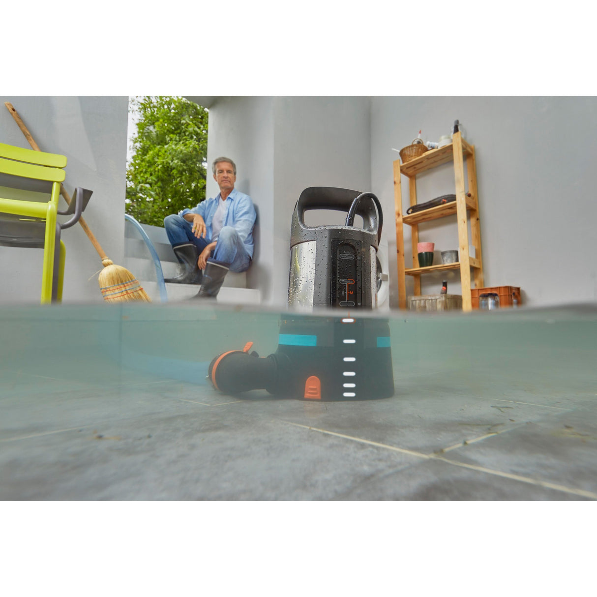 Caidéal intumtha Gardena 11000 braiteoir aqua