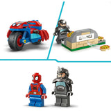 Lego Marvel 11206 Spidey sulla sua moto contro il rinoceronte