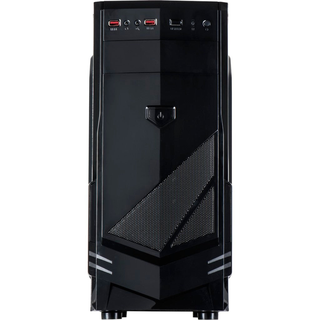 Inter-tech b-30 midi tornikotelo (musta | 2x USB-A)
