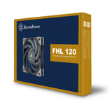 Silverstone fhl120 case fan (zwart, 120 x 120 x 25 mm, pwm)
