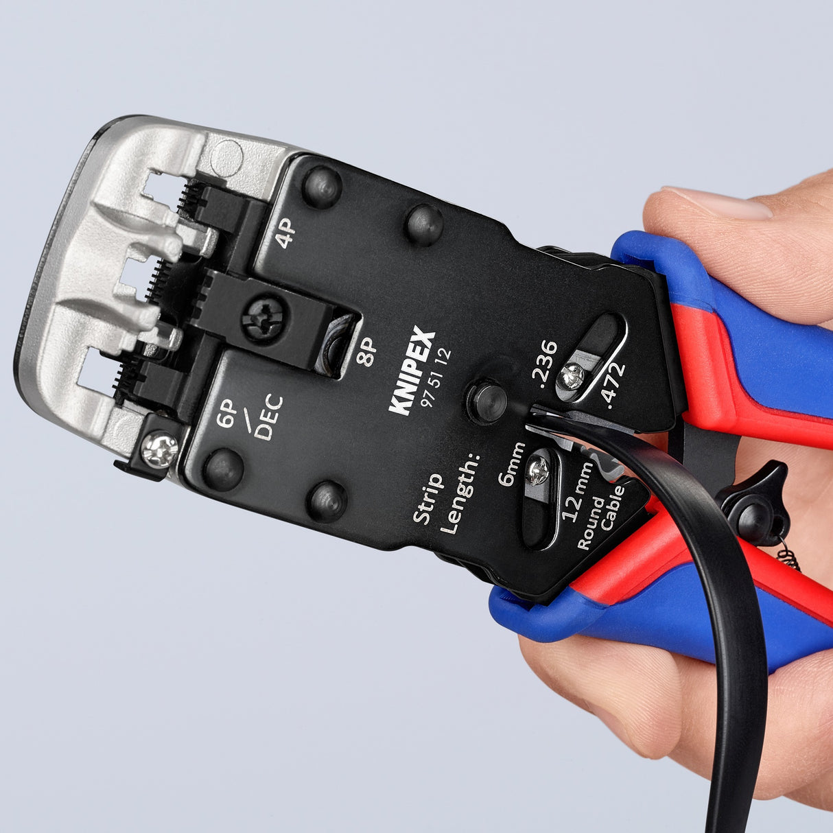 Knipex Krimptang para enchufes occidentales 975112