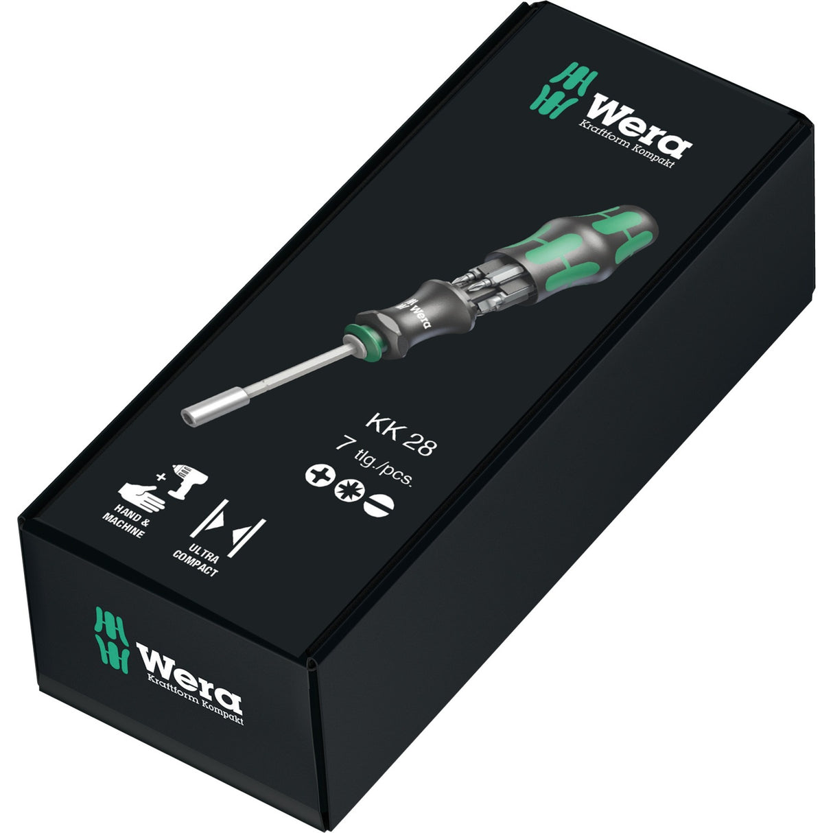 Wera Screwdriver Set Kraftform Kompact 28 Kraftf. Compact 28SB