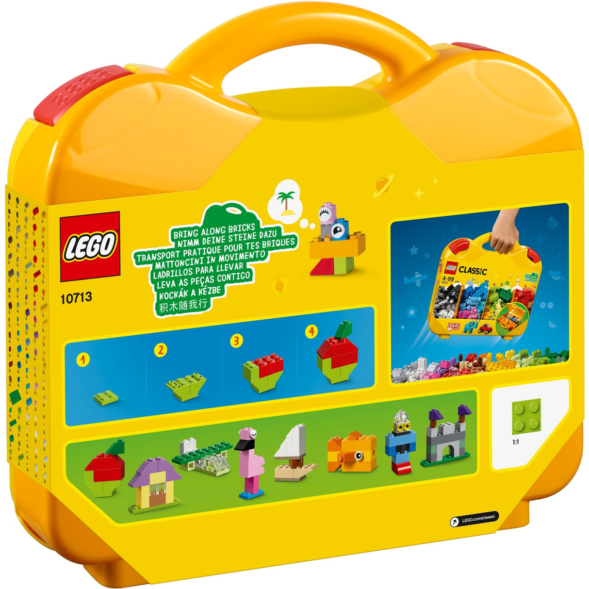 Lego classic 10713 creative suitcase