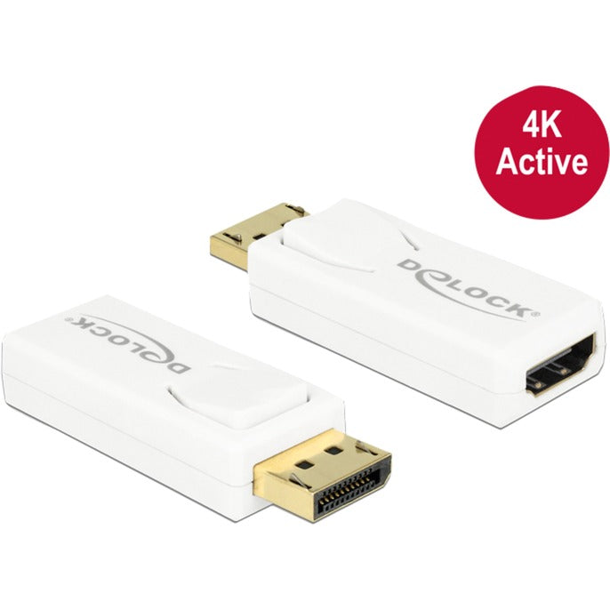 Delock DisplayPort to HDMI 4K Adapter (White)