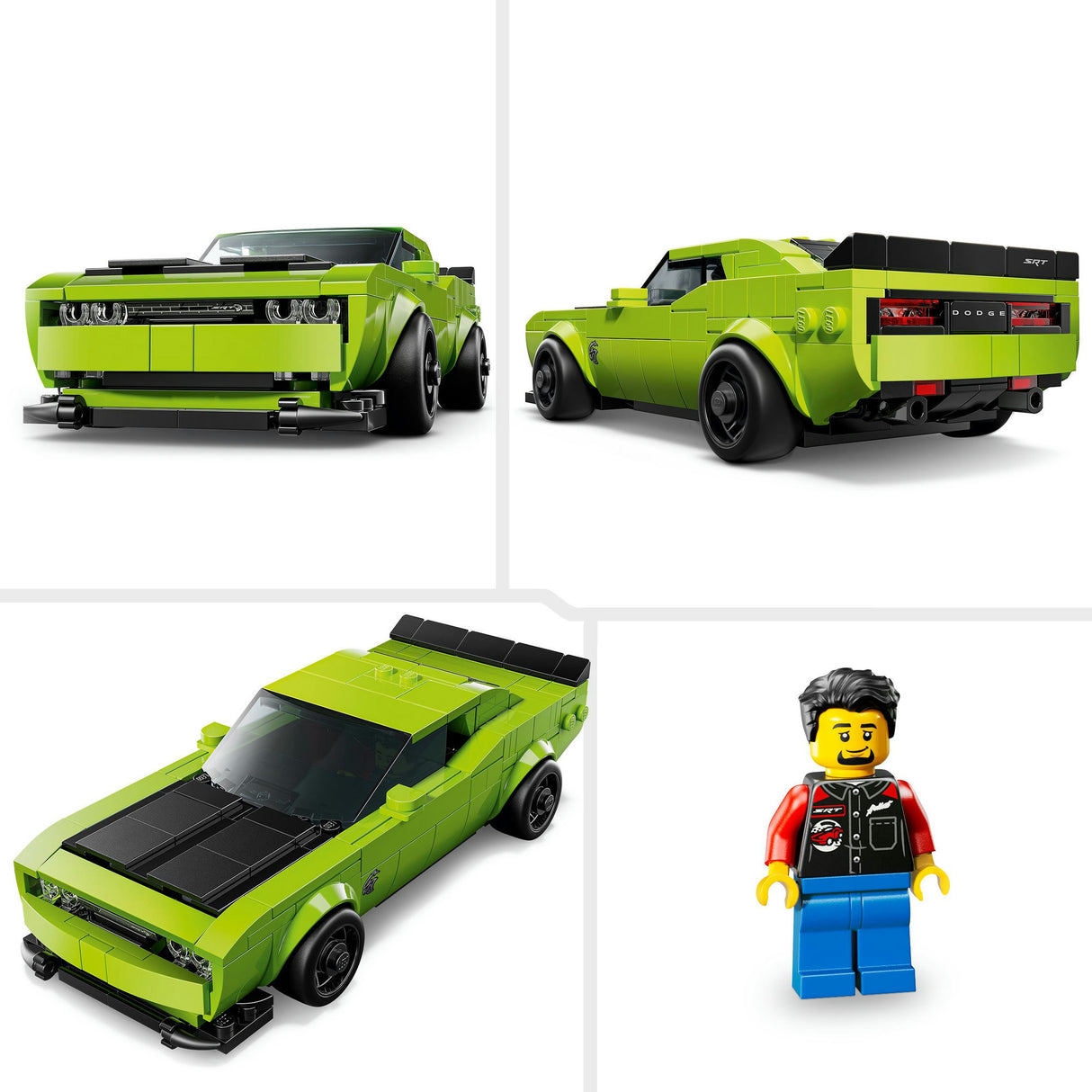 Lego speed champions 77237 dodge challenger srt hellcat sportauto