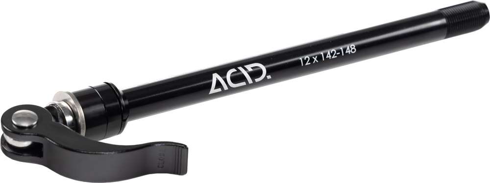 Acid thru axle for bicycle trailer