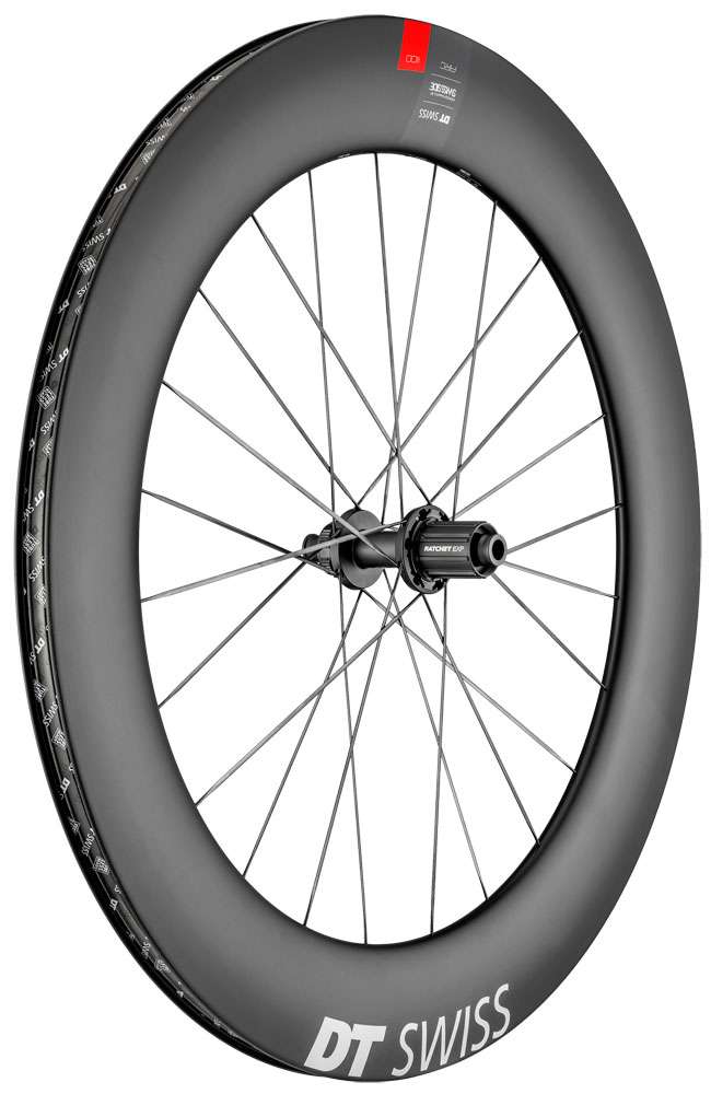 Dt swiss arc 1100 dicut® 80 28 cl shimano hg carbon rear wheel