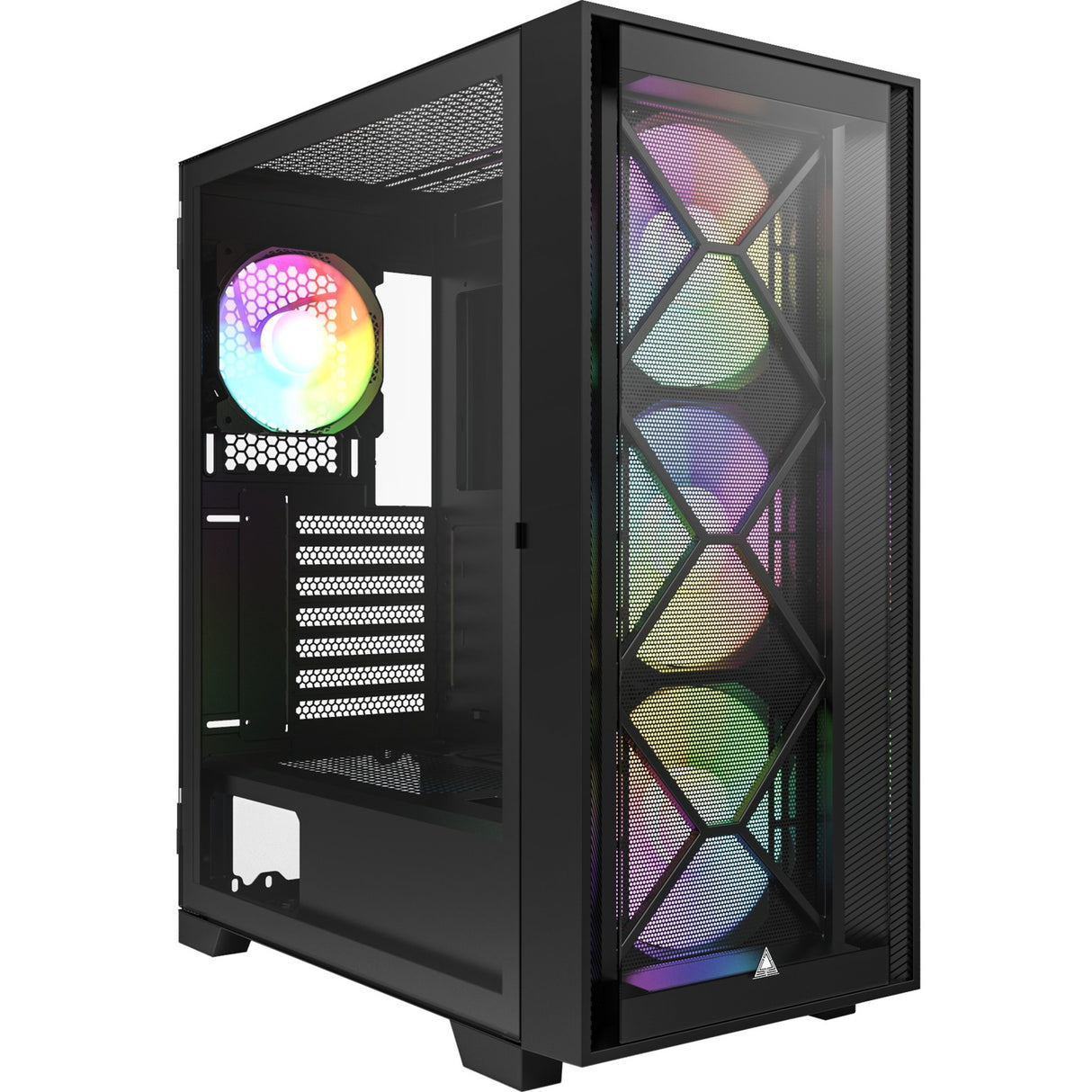 Montech Air 1000 Premium Midi Tower Case (Black | 3x USB-A | Tempered Glass)