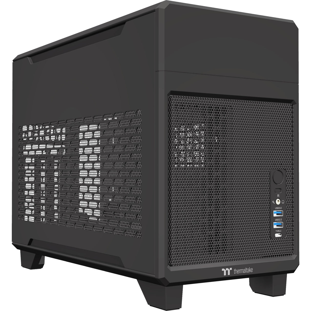 Thermaltake TR100 Mini Tower Case (Black | 2x USB-A | 1x USB-C)