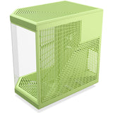 Hyte y70 midi tower behuizing (lichtgroen | 2x usb-a | 1x usb-c | tempered glass)