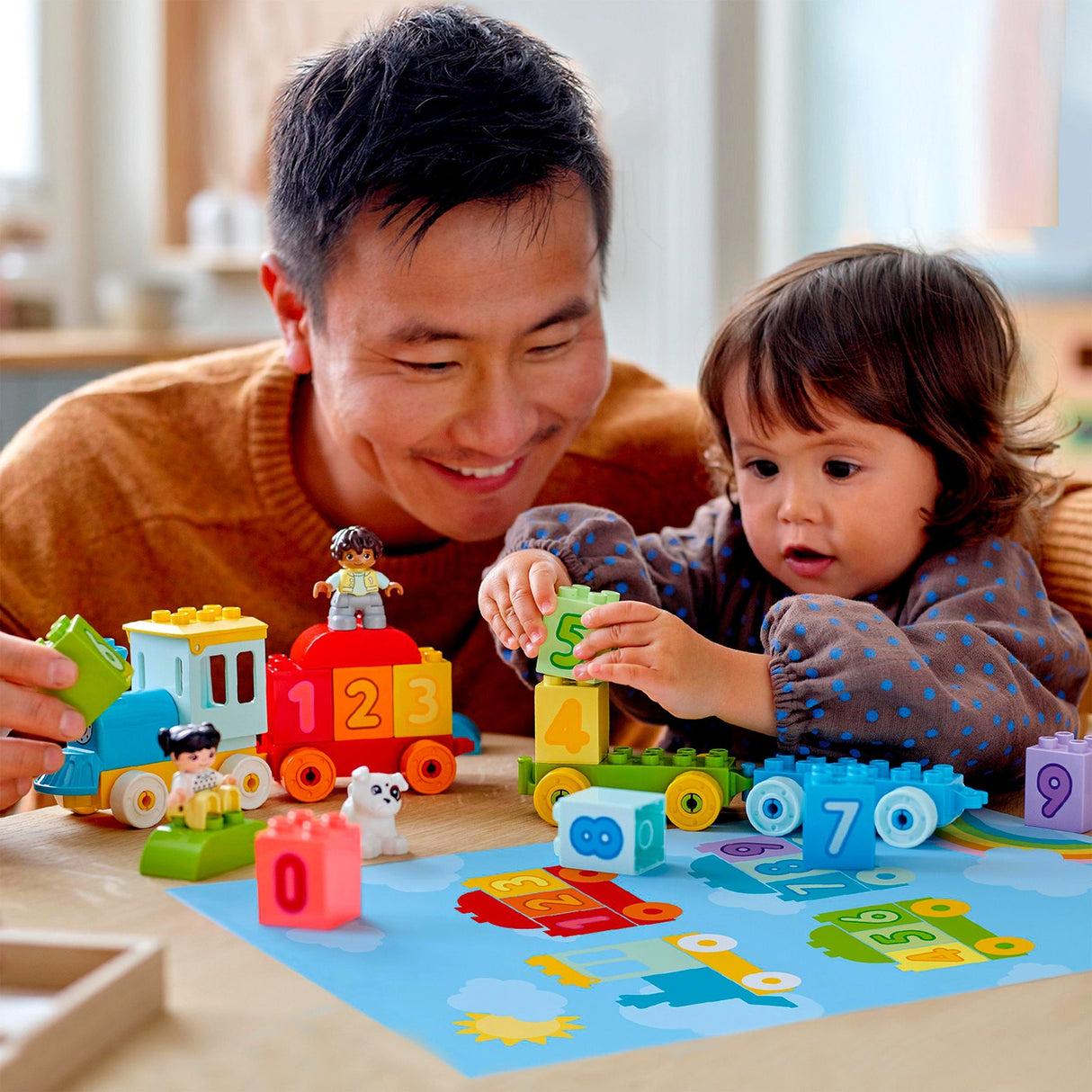 LEGO DUPLO 10954 Mon premier train numéro - Apprenez à compter