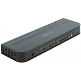 Delock DisplayPort 1.4 KVM Switch KVM-Switch (black, 8k 30 Hz, USB 3.0, audio)