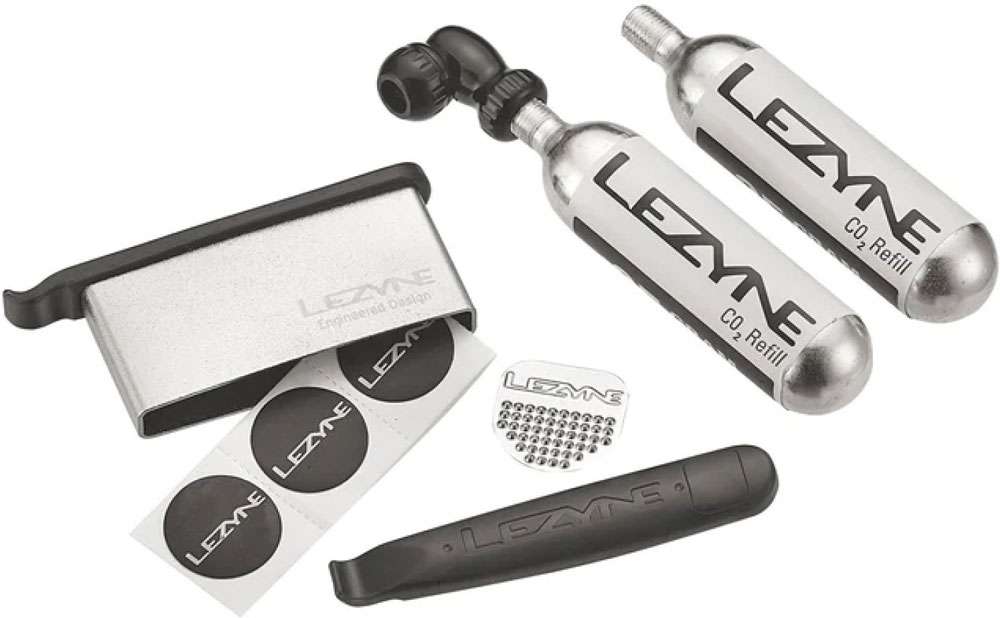 Lezyne twin kit (twin drive co2 + lever kit combo)