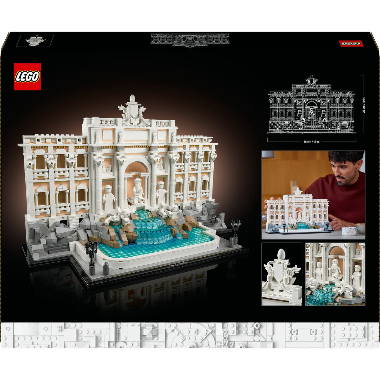 Lego arquitectura 21062 fontana de trevi