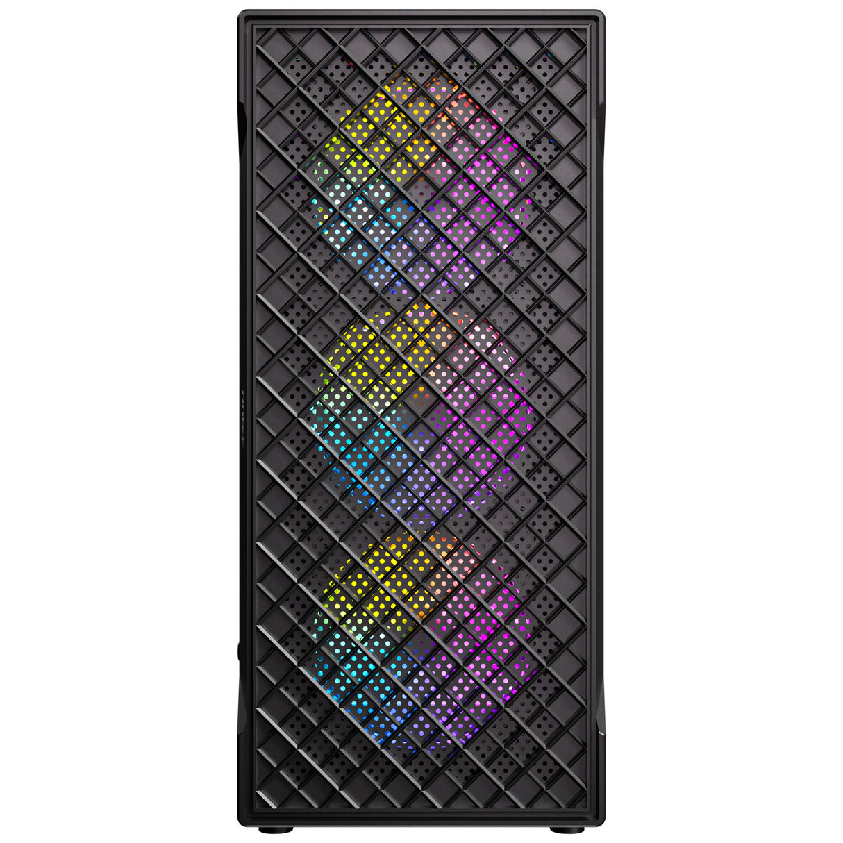 Antec VX320 ArGB Midi-Tower-Gehäuse (schwarz | 3x USB-A | gehärtetes Glas)