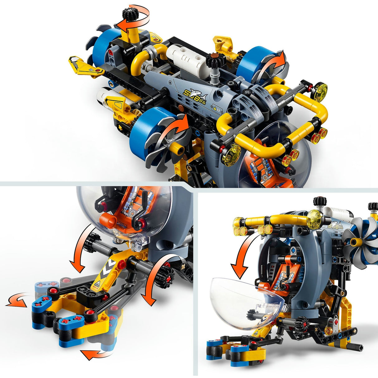 Ponorka Lego Technic 42201 pre hlbokomorský výskum