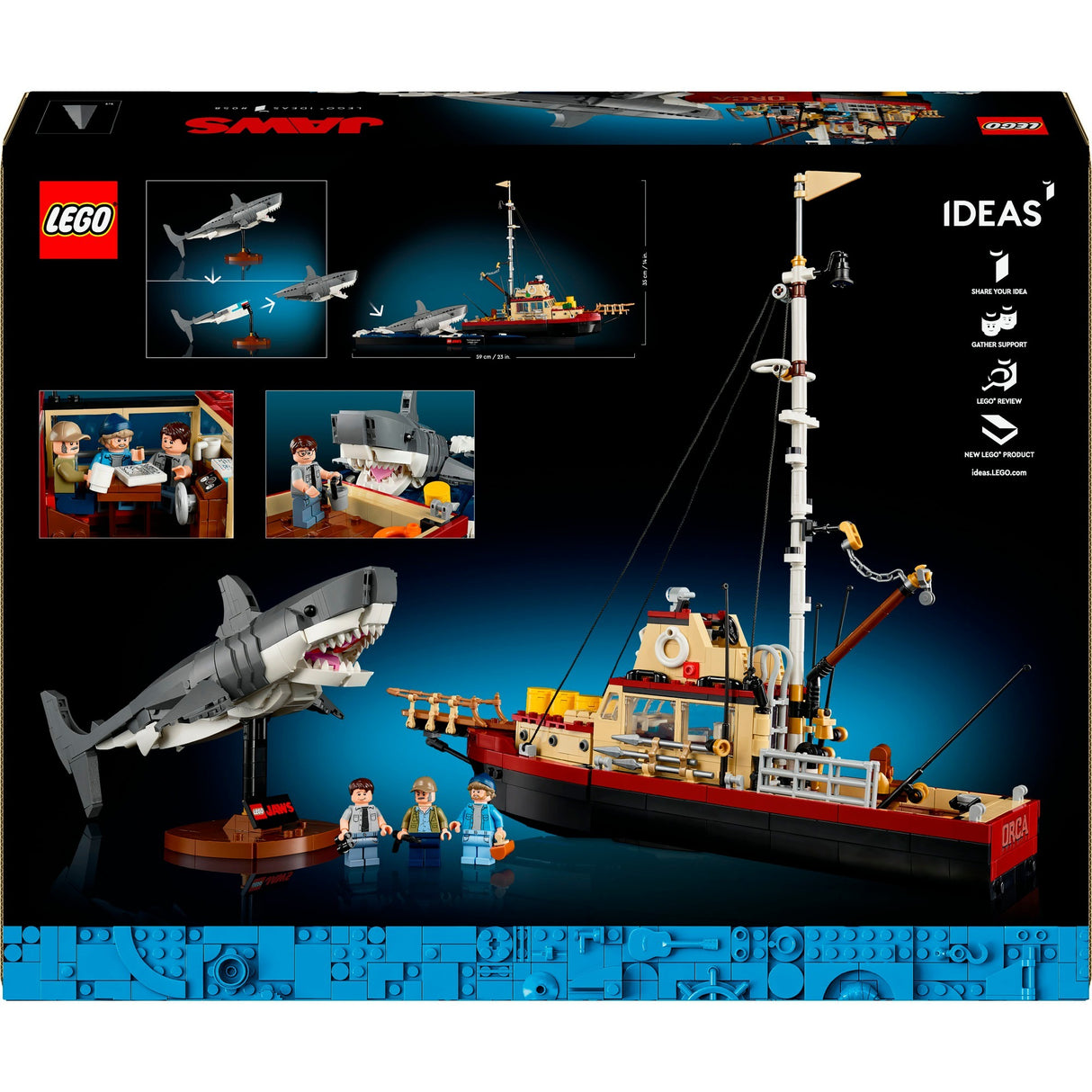 Lego Ideas - Jaws Building Toy (21350)