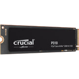 Crucial P310 4 TB SSD (Black, CT4000P310SSD8, PCIe Gen 4.0 x4, NVMe 2.0)