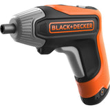 Black+Decker 3.6V Lithium-Ion Rapid Driver Cordless Screwdriver Drill (Orange Black)