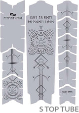 Unleazhed unscratch frame protector film - runes of shred black matt