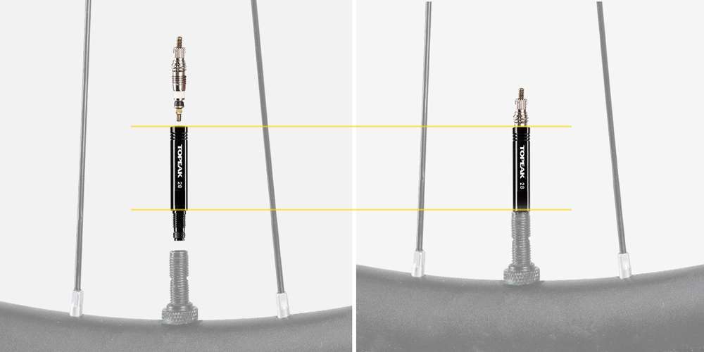 Topeak Vantiel Extraktor Set French 28mm