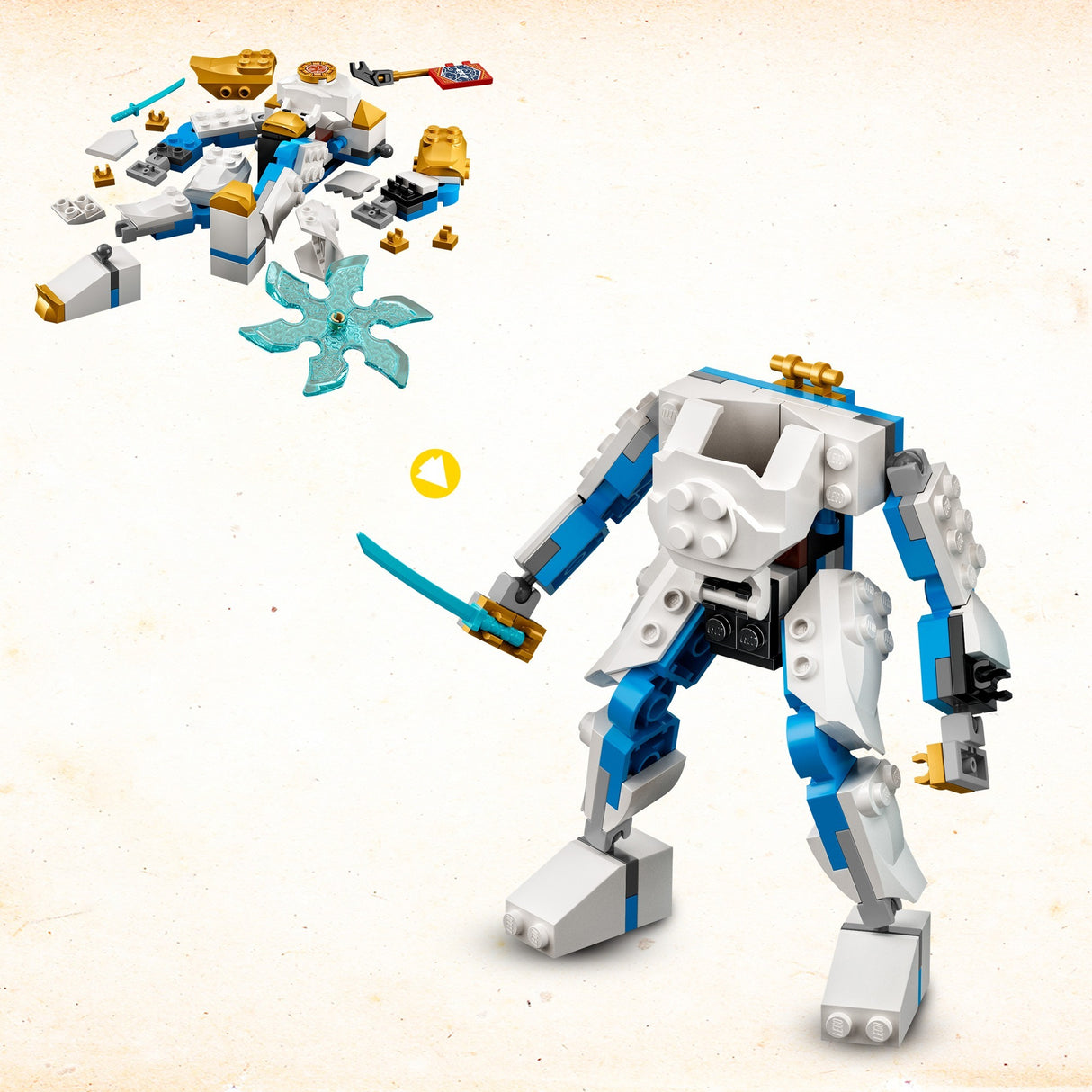 LEGO Ninjago - Zane's Power-Up Mech EVO building toy (71761)