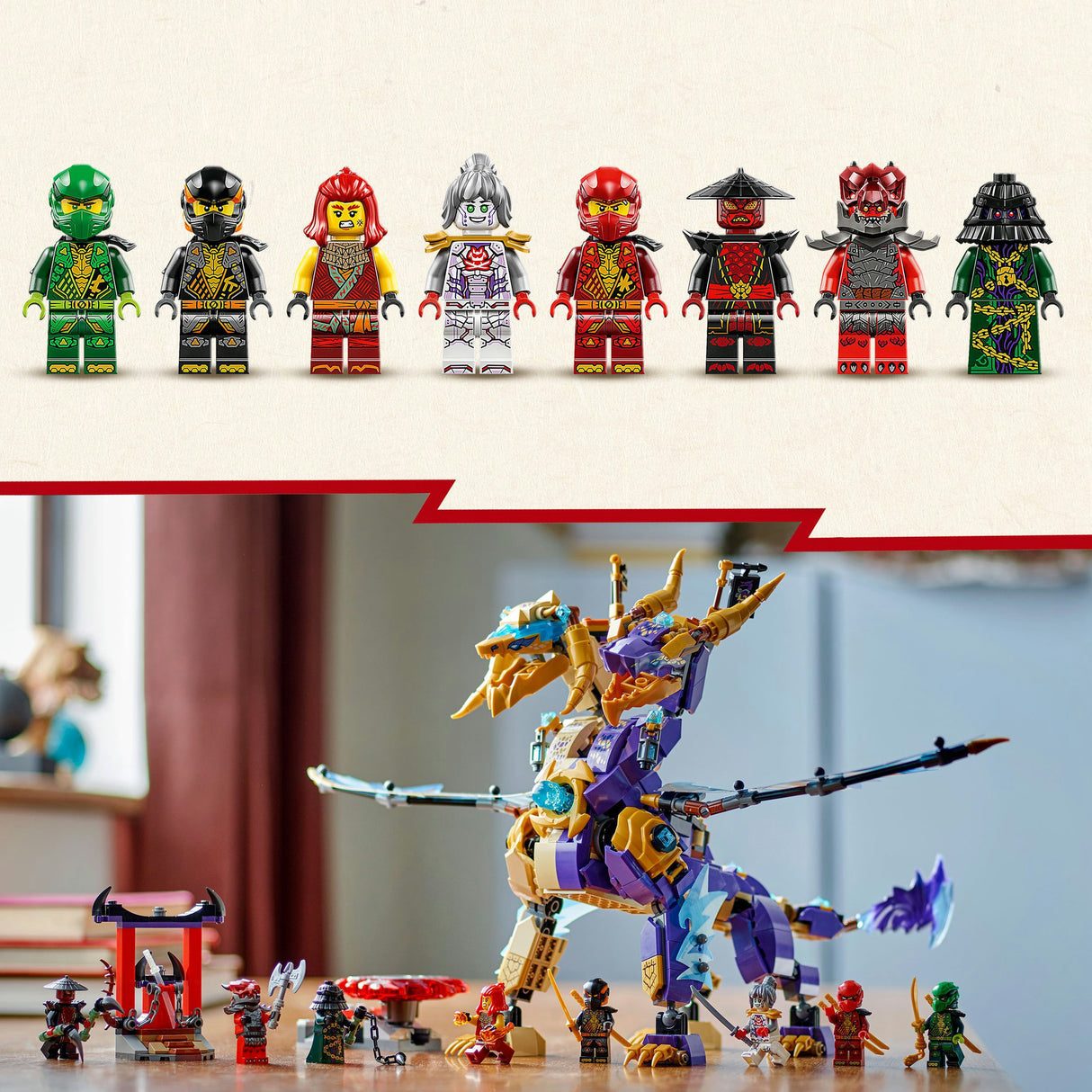 Lego ninjago 71836 lankinis susikaupimo drakonas