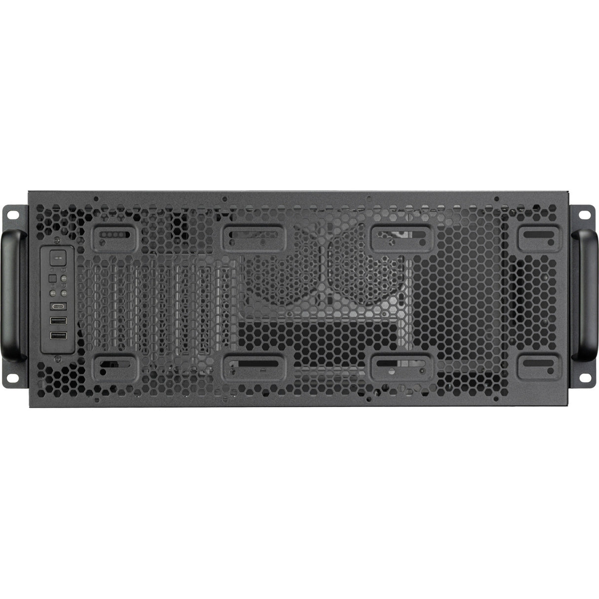 Silverstone rm4a rack behuizing (zwart | 4u | usb-c)