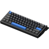 Iqunix EZ60 Magnetic Switch Gaming Keyboard, gaming keyboard (black blue, US layout, US-International, Gateron Magnetic Jade Pro, 60%, RGB, double shot PBT keycaps)