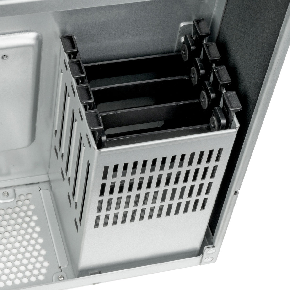 Silverstone rm61-312, teline, palvelinkotelo (musta | 6u)