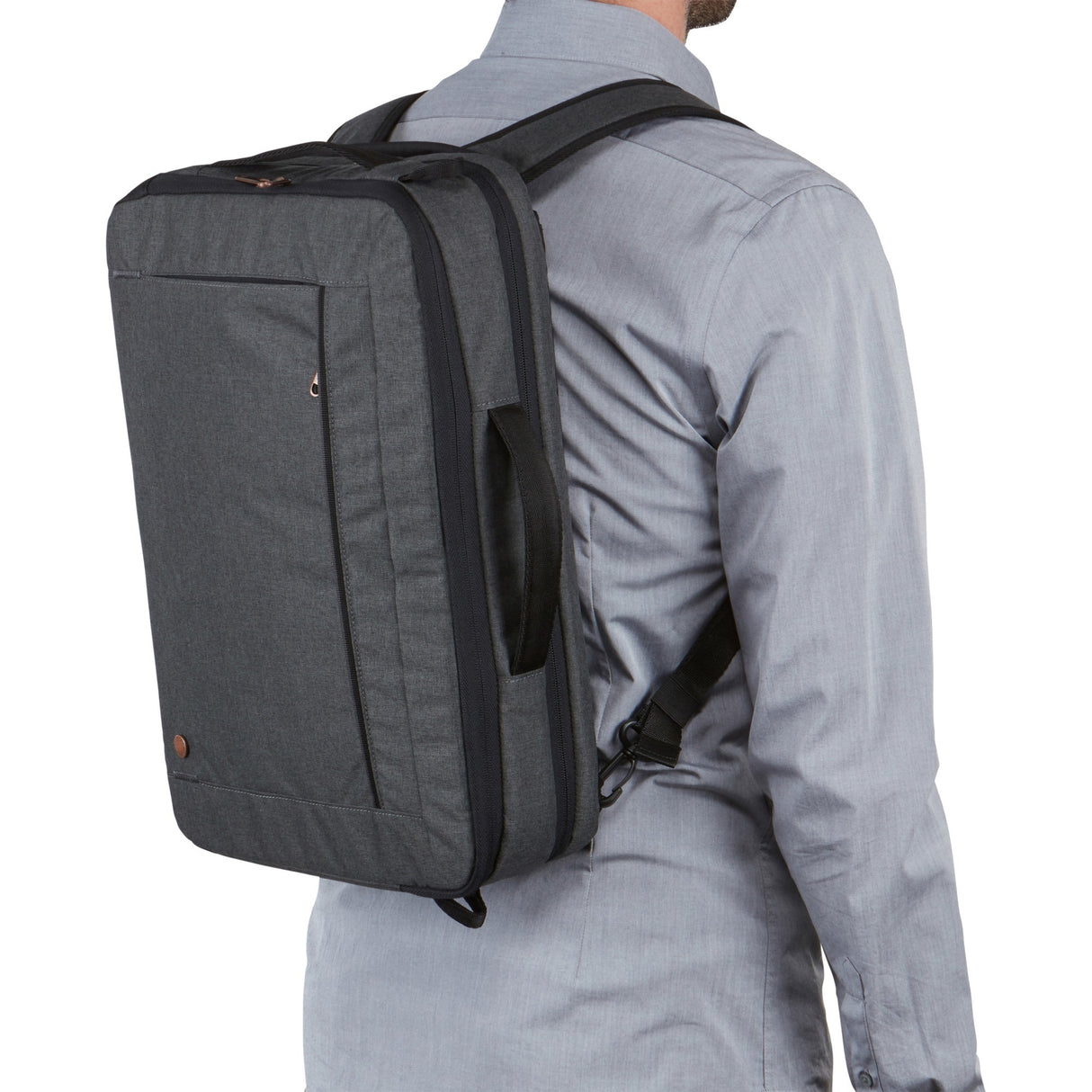 Case Logic Era 15.6 Hybrid Briefcase ERACV-116-OBSIDIAN Laptop Bag (Dark Grey)