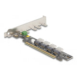 Delock PCI Express X16 Scheda a 4 x SFF-8654 interno 4i N