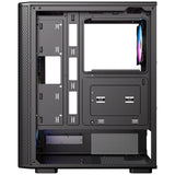 Custodia midi tower Antec vx310 argb (nera | 3x usb-a | vetro temperato)