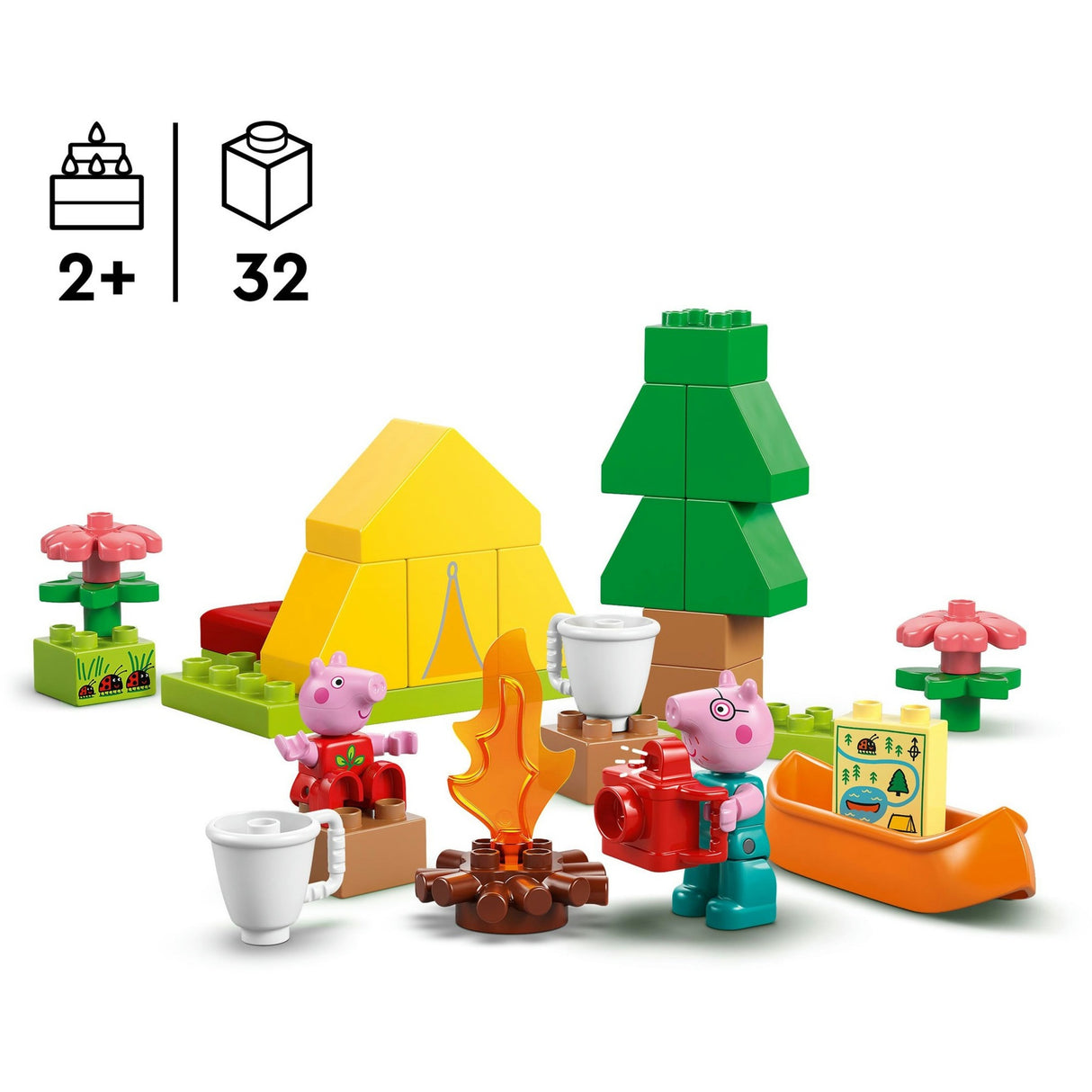Lego duplo 10452 pujsa Peppa na kampiranje