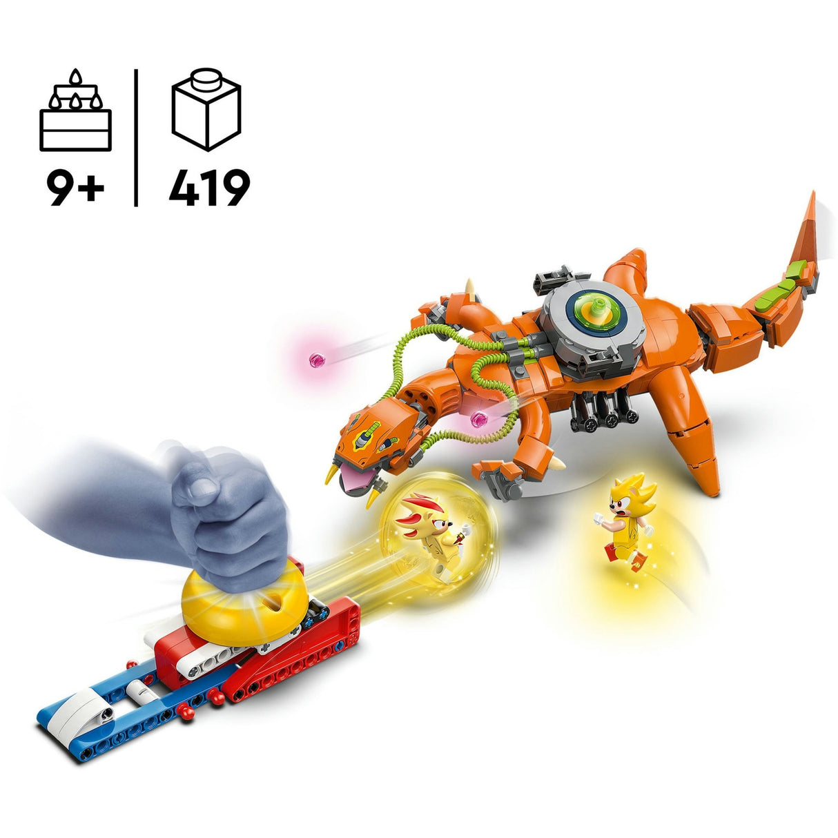 Lego Sonic the Hedgehog 77003 Super Shadow vs. biojašterica