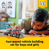 Caminhão LEGO LEGO Creator 31146 com helicóptero